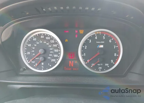 2006 BMW M5 из США, поврежденный, VIN WBSNB93596B581998